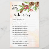 クリスマスシャワーゲームカードを知っているか チラシ (正面)