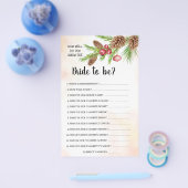 クリスマスシャワーゲームカードを知っているか チラシ (シングル)