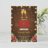 クリスマスシャンパンテーマ招待 招待状 (スタンド正面)