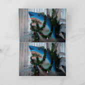 クリスマスシャークカード シーズンカード (内部)