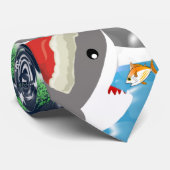 クリスマスシャークタイ ネクタイ (ロール)