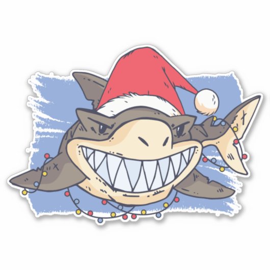 クリスマスシャーク シール (正面)