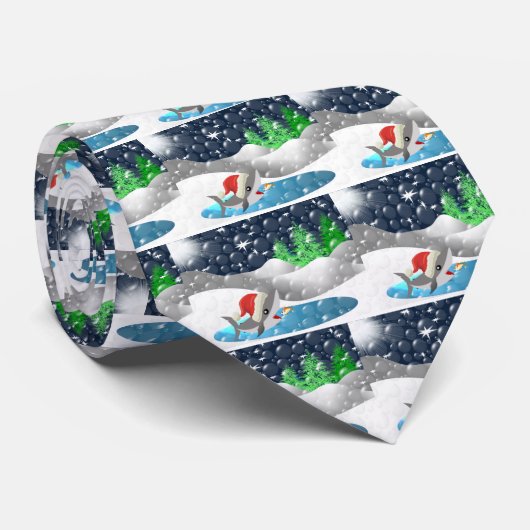 クリスマスシャーク ネクタイ (ロール)