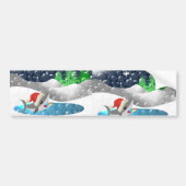 クリスマスシャーク バンパーステッカー (正面)