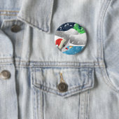 クリスマスシャーク 缶バッジ (インサイチュ)