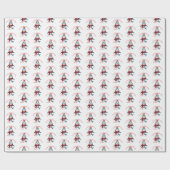 クリスマスシャーク – 開かない ラッピングペーパー (フラット)