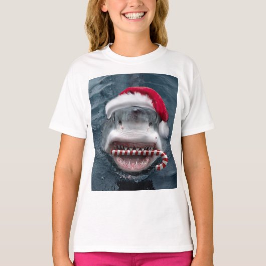 クリスマスシャーク Tシャツ (正面)