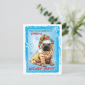 クリスマスシャールペイホリデイ招待状 シーズンカード (スタンド正面)