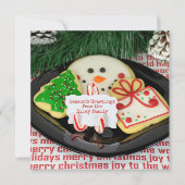 クリスマスシュガークッキープレート シーズンカード (正面)