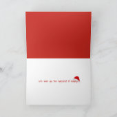 クリスマスシュガークッキープレート シーズンカード (内部)