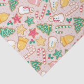 クリスマスシュガークッキー雪だるまキャンディカン 薄葉紙 (詳細)