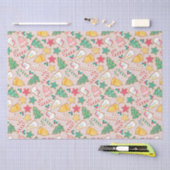 クリスマスシュガークッキー雪だるまキャンディカン 薄葉紙 (クラフト)