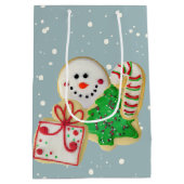 クリスマスシュガークッキー ミディアムペーパーバッグ (裏面)