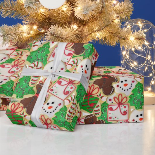 クリスマスシュガークッキー ラッピングペーパー (クリスマス)