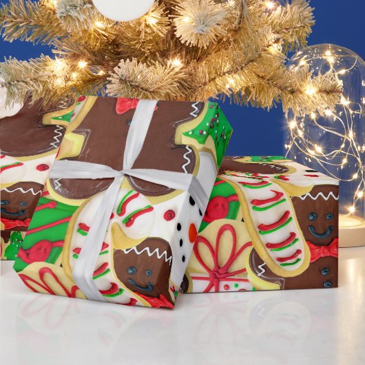 クリスマスシュガークッキー ラッピングペーパー (クリスマス)