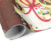 クリスマスシュガークッキー ラッピングペーパー (ロールコーナー)