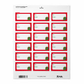 クリスマスシュガースカル ラベル (フルシート)