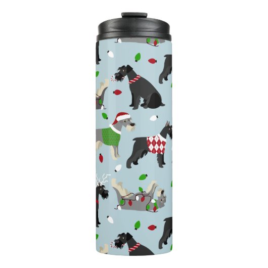 クリスマスシュナウザー タンブラー (正面)