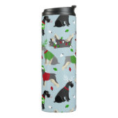 クリスマスシュナウザー タンブラー (回転左)