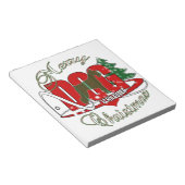クリスマスシュナウザー ノートパッド (アングル)