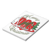 クリスマスシュナウザー ノートパッド (回転)