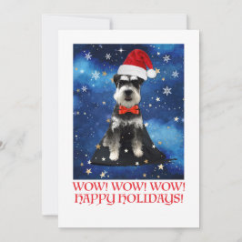 クリスマスシュナウザー 案内状