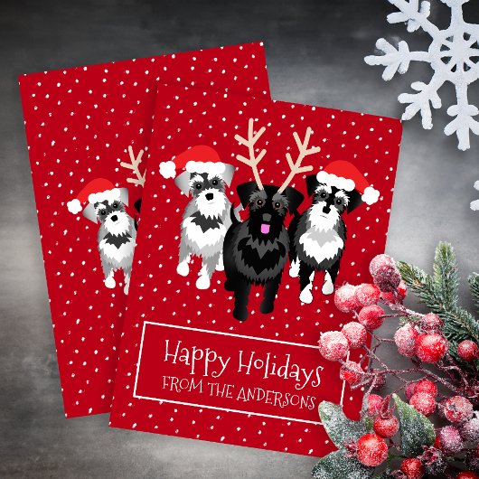 クリスマスシュノーザズフラットホリデーカード シーズンカード