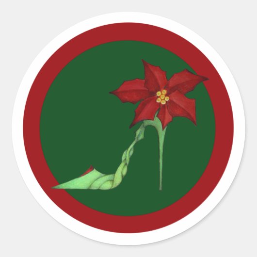 クリスマスシューズシール ラウンドシール