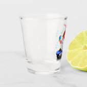 クリスマスショットグラススケーター格言とギフト ショットグラス (左)