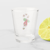 クリスマスショットグラス：キャンディーケーン ショットグラス (裏面)