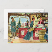 クリスマスショッピングアットザジェネラルストア シーズンポストカード (正面/裏面)