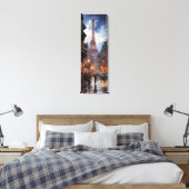 クリスマスショッピングインパリ キャンバスプリント (インサイチュ (寝室))