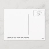 クリスマスショッピング車のギフト シーズンポストカード (裏面)