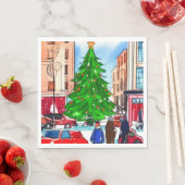 クリスマスショッピング スタンダードランチョンナプキン (インサイチュ)