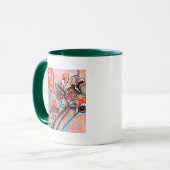 クリスマスショッピング マグカップ (正面左)