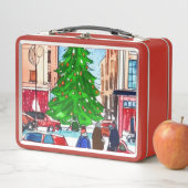 クリスマスショッピング メタルランチボックス (インサイチュ)