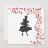 クリスマスショッピング 招待状 (裏面)