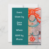 クリスマスショッピング 招待状 (裏面)