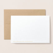 クリスマスショッピング 箔カード (裏面封筒付き)