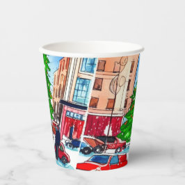 クリスマスショッピング 紙コップ