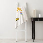 クリスマスショベル建築トラック シェルパブランケット (インサイチュ)