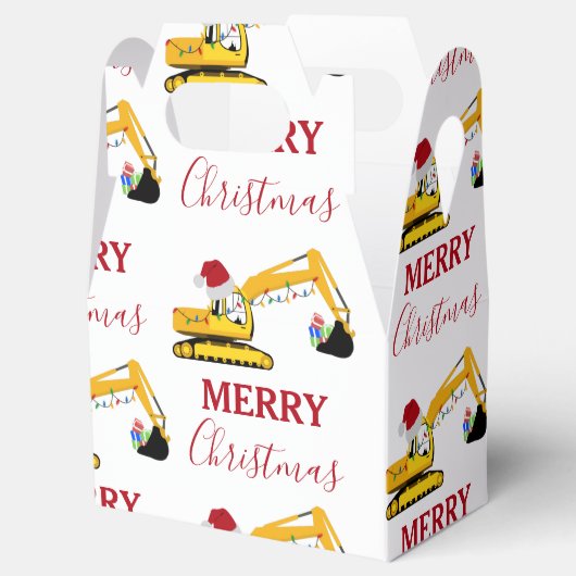 クリスマスショベル建築トラック フェイバーボックス (オープン)