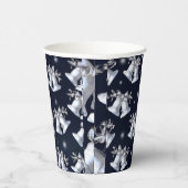 クリスマスシルバーベル 紙コップ (右)