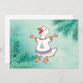 クリスマスシンガーおもしろいおもしろい シーズンカード (正面/裏面)