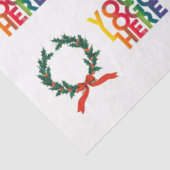 クリスマスシンプルビジネスのロゴヴィンテージリース 薄葉紙 (詳細)