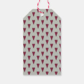 クリスマスシンプルホームはハートの送信先 ギフトタグ (裏面)