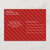 クリスマスシンプルミニマル書道1枚 シーズンポストカード (裏面)