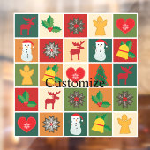 クリスマスシンボルMedley Art Thunder_Cove ウィンドウサイン (シート2)