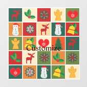 クリスマスシンボルMedley Art Thunder_Cove ウィンドウサイン (シート)