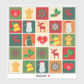 クリスマスシンボルMedley Art Thunder_Cove シール (シート)